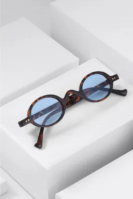 REN EYEWEAR MİNO GÜNEŞ GÖZLÜĞÜ KÜÇÜK BOY OVAL MAVİ CAM MODERN YENİ SEZON REN EYEWEAR