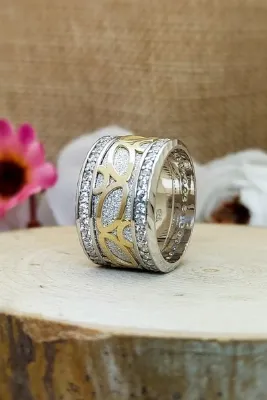 Silver Self Gümüş Alyans Damla