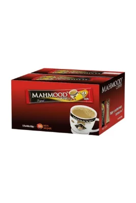 Mahmood Coffee 3ü 1 Arada Hazır Kahve 48 Adet X 18 G (1 KOLİ - 12'Lİ)