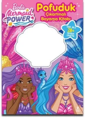 Barbie Mermaid Power - Pofuduk Çıkartmalı Boyama Kitabı