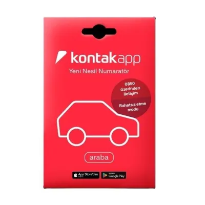 Kontak Araba Etiketi