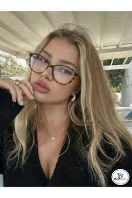 BluePepper Karga | Cateye Mavi Işık Filtreli Ekran Gözlüğü Optik Uyumlu Camları Değişebilir 53 Ekartman