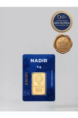 Nadir Gold 24 Ayar 5 Gram Külçe Altın