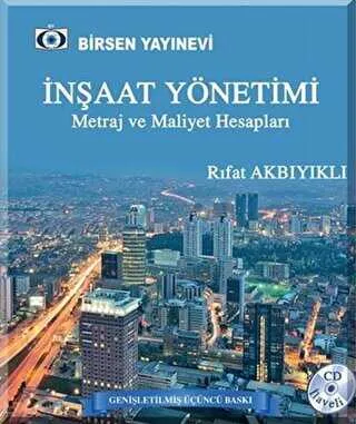 İnşaat Yönetimi Metraj ve Maliyet Hesapları
