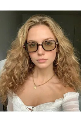 funeyes Lodin Leopar soft Camlı Güneş Gözlüğü Unisex Yeni Sezon (küçük - orta yüzler )