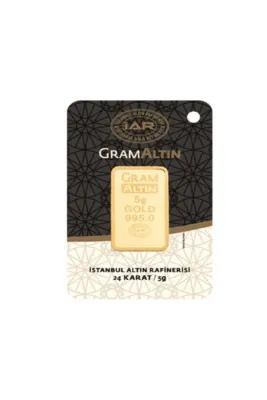 ALTIN MARKET KUYUMCULUK 24 Ayar 5 Gram Altın Külçe
