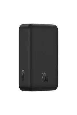 Baseus EnerFill FM41 Mini Magsafe Powerbank 20.000 mAh 20W - Siyah (C'den C'ye 20V/3A 30cm siyah kablolu)
