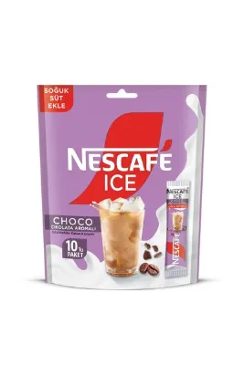 Nescafe 3ü1 Arada Ice Choco Çikolata Aromalı 10 x 10.6 G (6'li Paket)