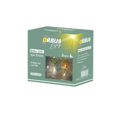 Orbus Bakır Top Led Aydınlatma