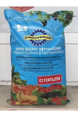 Ekmekçioğulları Demir Sülfat Gübresi Demir Sülfat Heptahidrat Demir Tuzu 3 kg