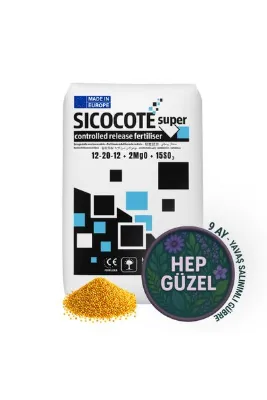 SICOCOTE Super Kontrollü Salınımlı Gübre (CRF) – NPK 12-20-12 + 2MgO + 15SO₃. | Made in EU | 25Kg