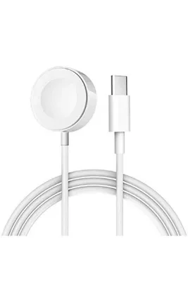 Watch Series 1/2/3/4/5/6/7/8/se Uyumlu Akıllı Saat Wireless Type-c Şarj Kablosu 1 Metre