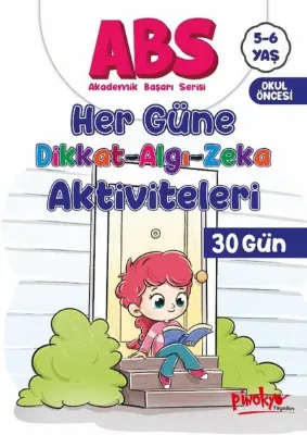 5 - 6 Yaş ABS - Her Güne Dikkat Algı Zeka Aktiviteleri 30 Gün