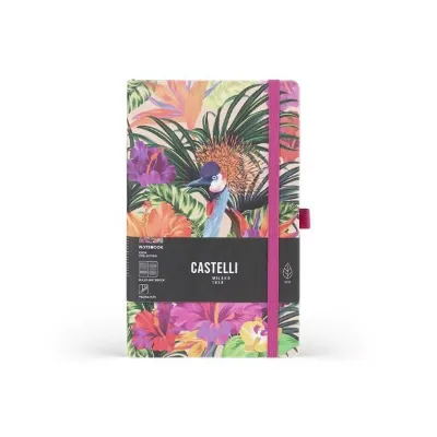 Castelli Milano Notebook Mid Ruled Eden Tropıcal 13 X 21 Cm