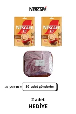 Nescafe 3ü 1 Arada Sütlü Köpüklü Kahve 17.4G x 48 Li