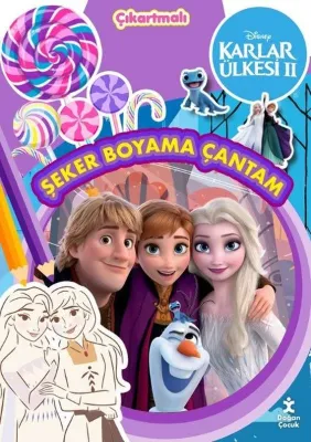 Disney Karlar Ülkesi 2 - Şeker Boyama Çantam - Çıkartmalı