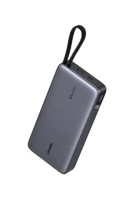 Ugreen Nexode 25.000 mAh 165W Akıllı Ekranlı, Dahili USB-C Kablolu, Hızlı Şarj Powerbank, 55995B