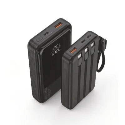 Allme BT020S QuickPro Dahili 3 Kablolu 20.000mAh Powerbank