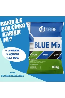 AGROEGE BLUE MİX ( %20 Bakır % 5 Çinko %0,5 Bor ) 10 kg Toz