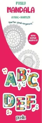 Mandala Çocuk Ayraç - Harfler