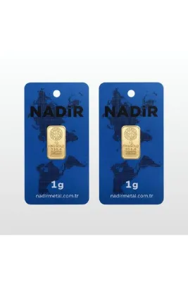 NADİR AltınDenizi 2 Adet 1 Gram Altın 0.995 (24 Ayar) Külçe Altın