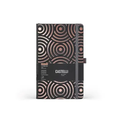 Castelli Milano Notebook Mid Ruled Rose Lılly 13 X 21 Cm