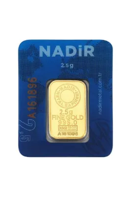 İar 2.5 gr 24 Ayar 995 Milyem Gram Altın
