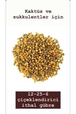 ATLANTE CACTUS NPK-12-25-6 Tüm Bitkiler Için Çiçeklenme Teşvik Edici Akilli Granül - 250gr