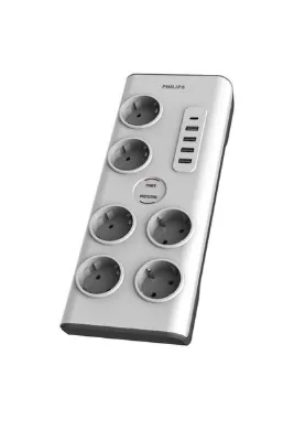 Philips Spn7060wa/62 Priz 6 Gm Ac,5xusb 40w 900j Beyaz