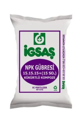 İgsaş 15‑15‑15 – 50 kg | Dengeli Npk Taban Gübresi