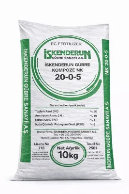 İSKENDERUN GÜBRE Çim Gübresi 20-0-5 Granül Formda 10 kg