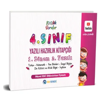 4. Sınıf Yazılı Hazırlık Kitapçığı 1. Dönem 2. Yazılı