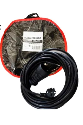 KL HOME ÇANTALI - 10 METRE Elektrik Tekli Priz - 3x2,5mm uzatma Kablosu Kamp Karavana Ara Elektrik Kablo