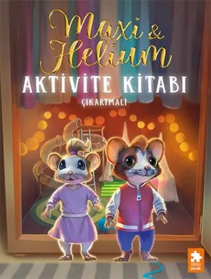Maxi & Helium - Aktivite Kitabı Çıkartmalı