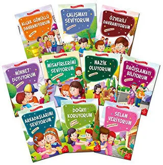 Erdemler Serisi - 2 10 Kitap Takım
