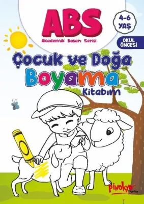 ABS Çocuk ve Doğa Boyama Kitabım 4 - 6 Yaş