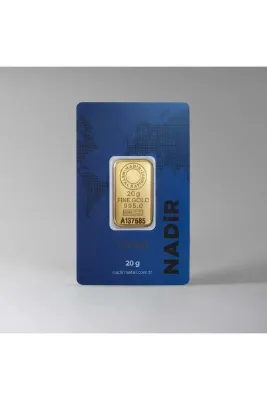 Nadir Gold 24 Ayar 20 Gram Külçe Altın