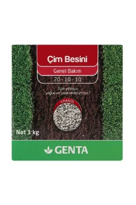 Genta Genel Bakım Çim Besini Çim Gübresi 1 Kg