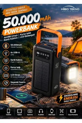 50.000 Mah 22.5W süper hızlı şarj Power Bank
