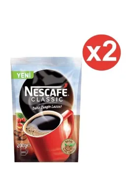Nescafe Classic Hazır Kahve 200gr X 2 Adet