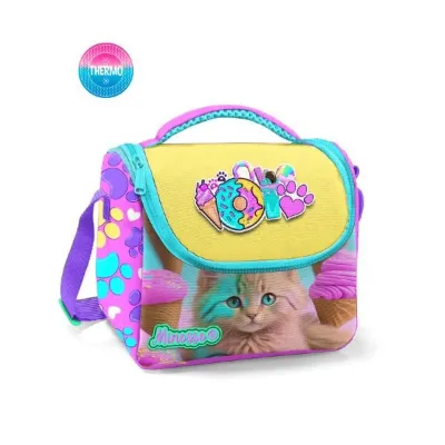 Minosso Kedi Desenli Beslenme Çantası 3001