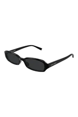Saint Laurent SL 872 Erin 001 Black Oval Full Black Gunes Gozlugu