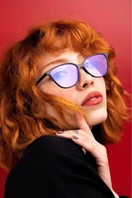 Focus On Eyewear Ohrid Siyah Mavi Işık Filtreli Ekran Gözlüğü