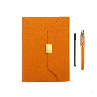 İconik Gift Set Defter + Kalem Set Turuncu