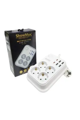 ShowMax Sh-4629 Termal Akım Korumalı 2 Metre Priz