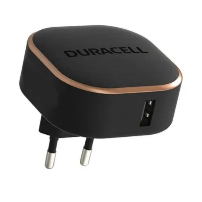 Duracell 12W USB-A Siyah Seyahat Şarj Adaptörü