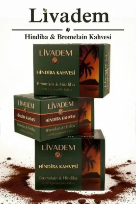 Livadem Hindiba & Bromelain İnulin Form Kahvesi 90'lı Tek Kullanımlık Paket 90x5gr