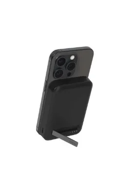 Belkin BPD007BTBK BoostCharge Qi2 15W 8K MagSafe Uyumlu Kablosuz Powerbank – Siyah