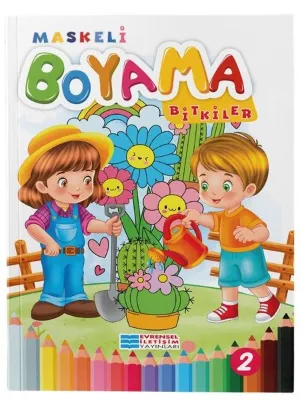 Bitkiler - Maskeli Boyama