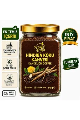 Prolife Fruits Hindiba Kahvesi 50g Premium | %100 Doğal | Katkısız | Prolife Farma Tesis Üretimi